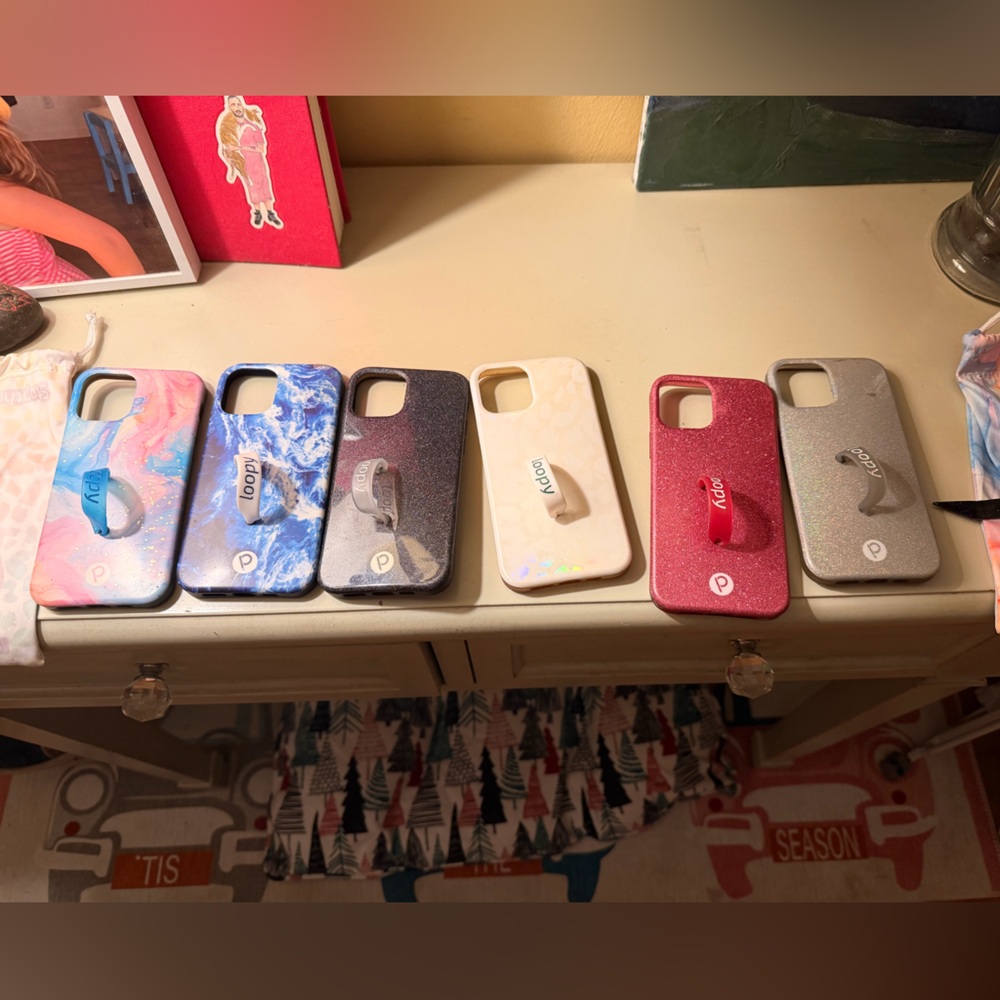 Six (6) Loopy cases for iPhone 12 Pro